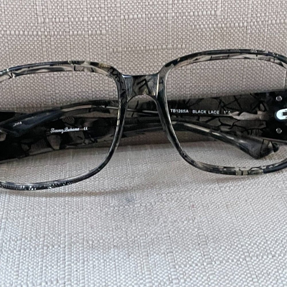 Tommy Bahama Women Eyeglasses Frame Black LACE TB126SA 135 56[]18 Glasses - Picture 3 of 12